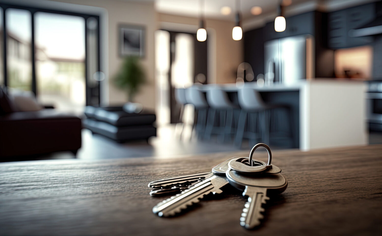 Image of keys on a table